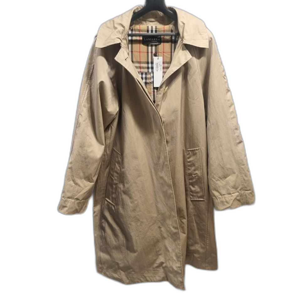 LANIAKEA 체크 안감 트렌치 코트