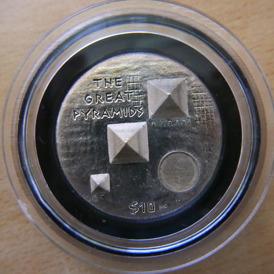 2013 영국령 버진 아일랜드 1온스 은화 대 피라미드 프루프