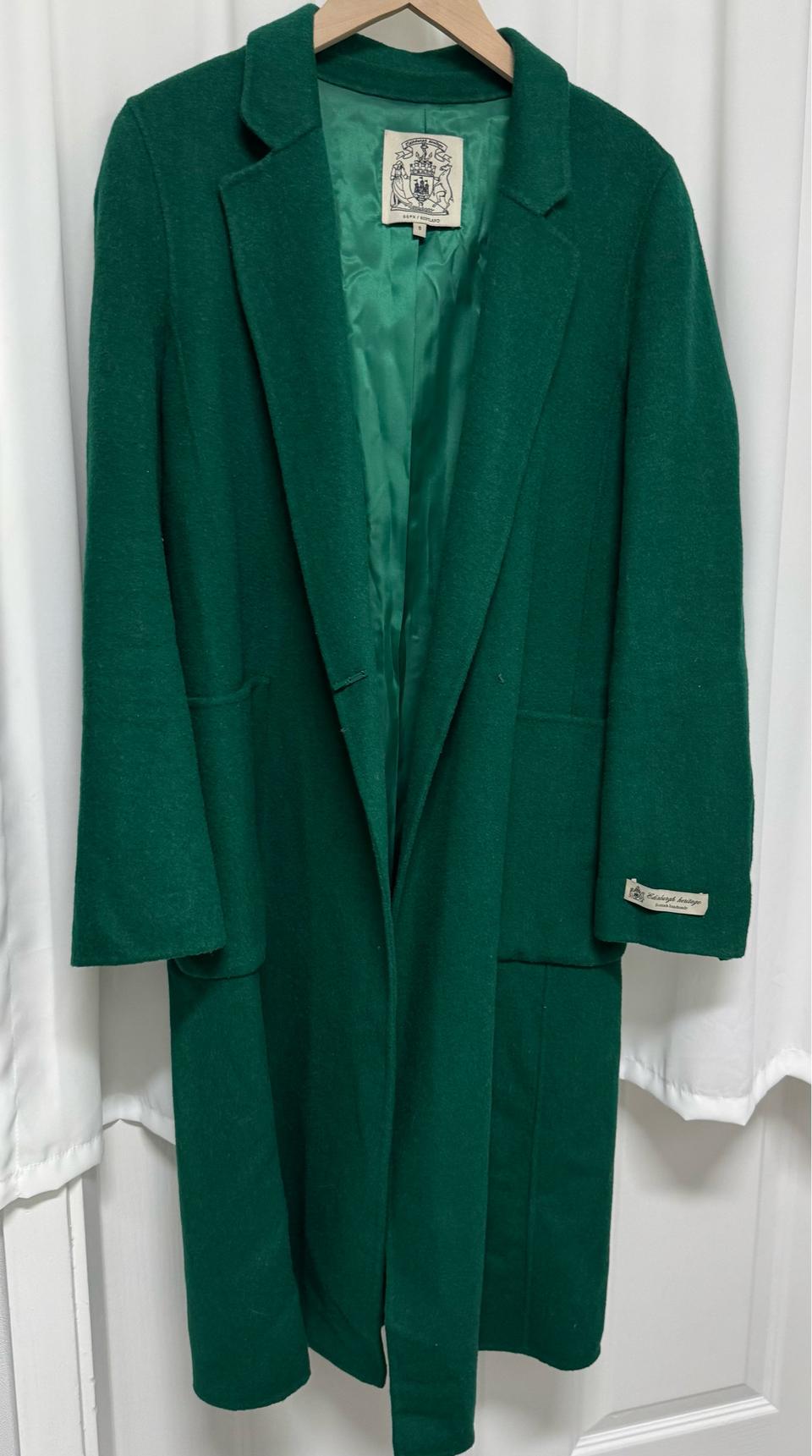 GGPX 그린 롱코트