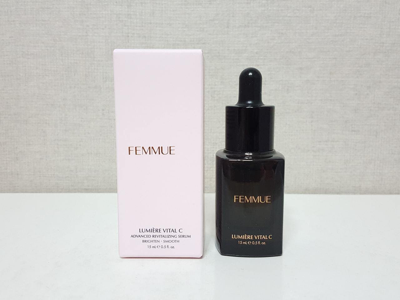 새상품)파뮤 뤼미에르 바이탈 씨 세럼/미백+주름개선 15ml 