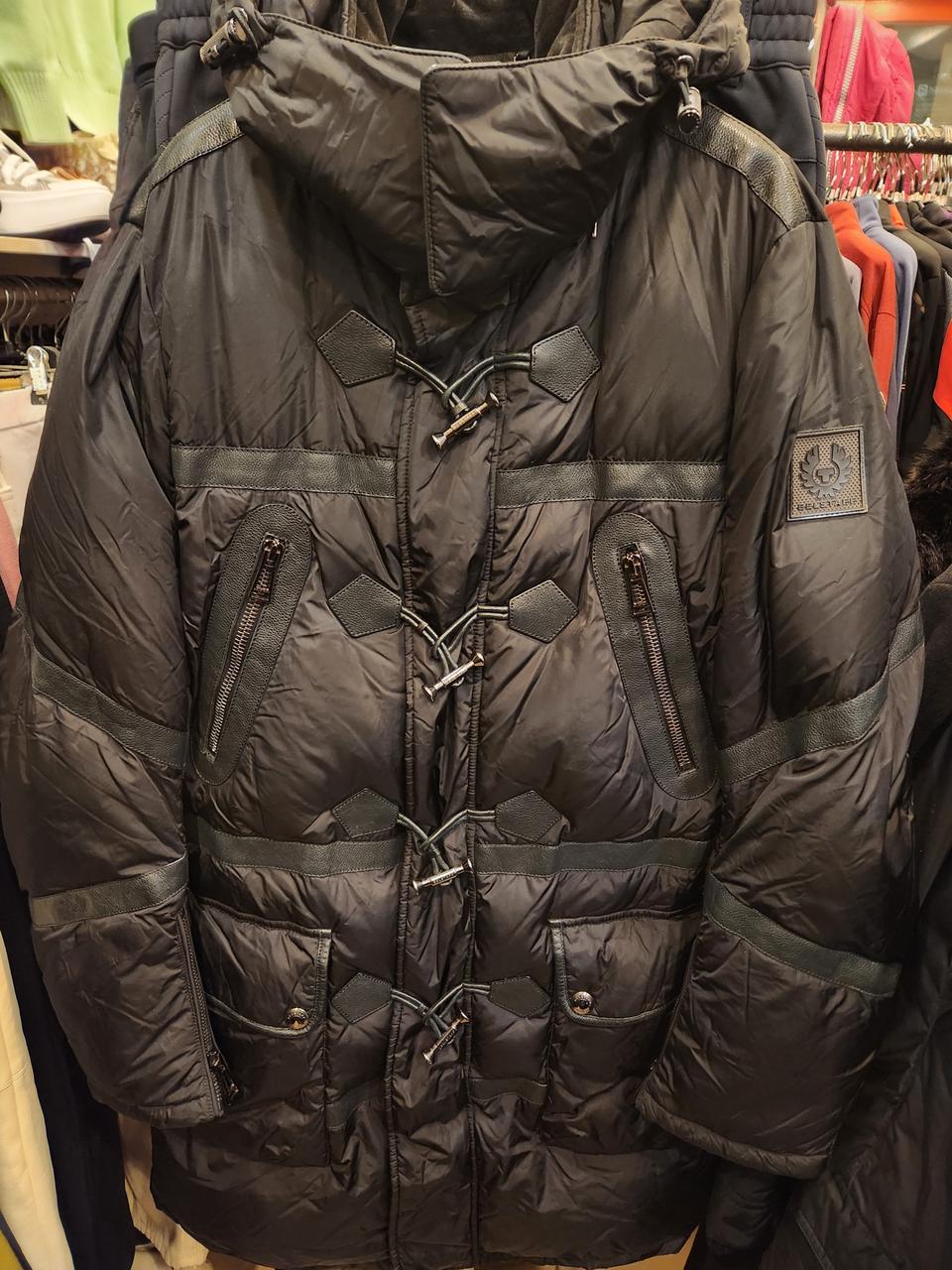 벨스타프 남성 블랙 패딩