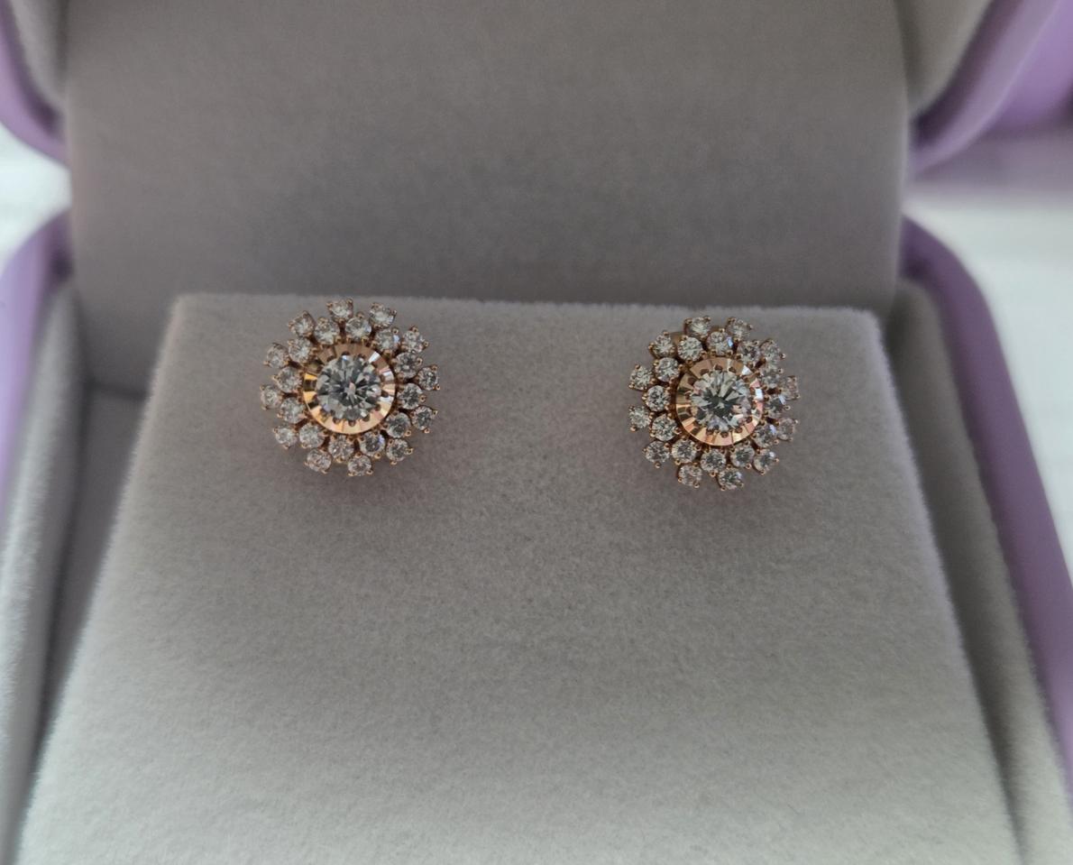 골든듀 18k 글리터링 1부 다이아궈걸이