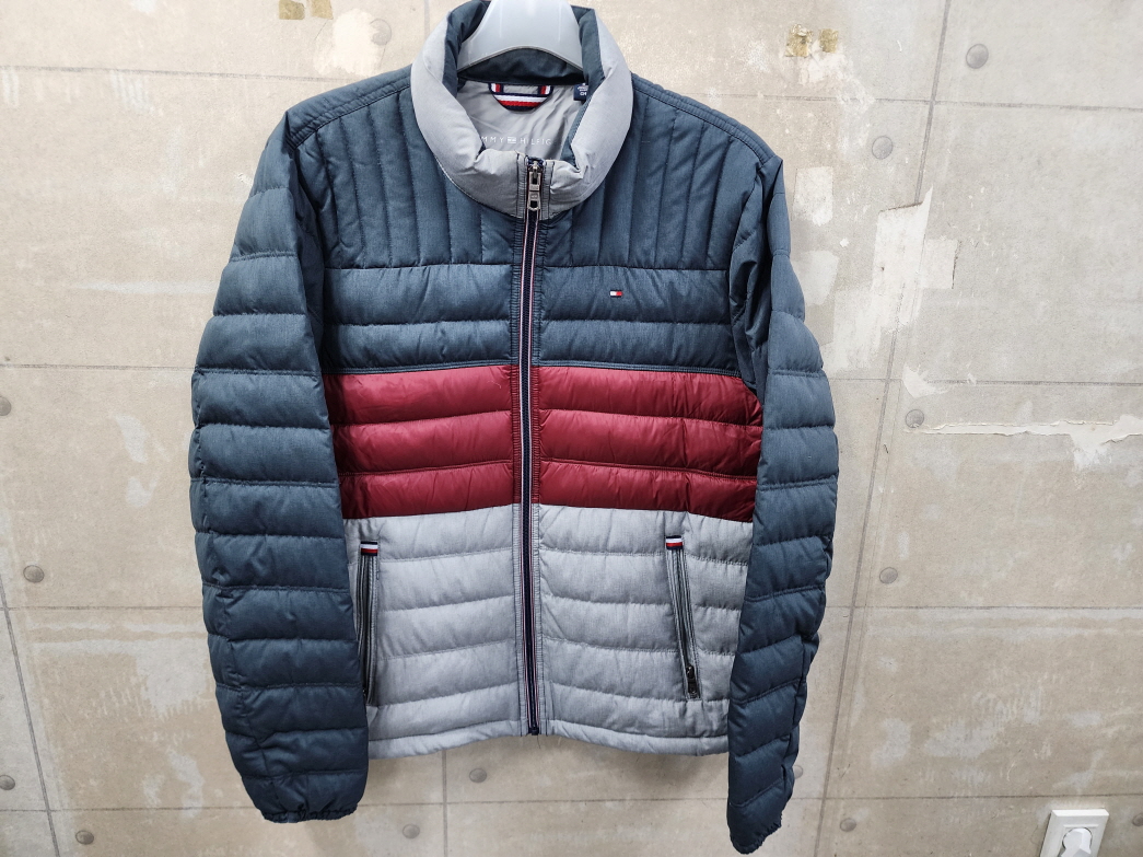 타미힐피거 정품 남성 다운 경량 패딩/95/상태우수