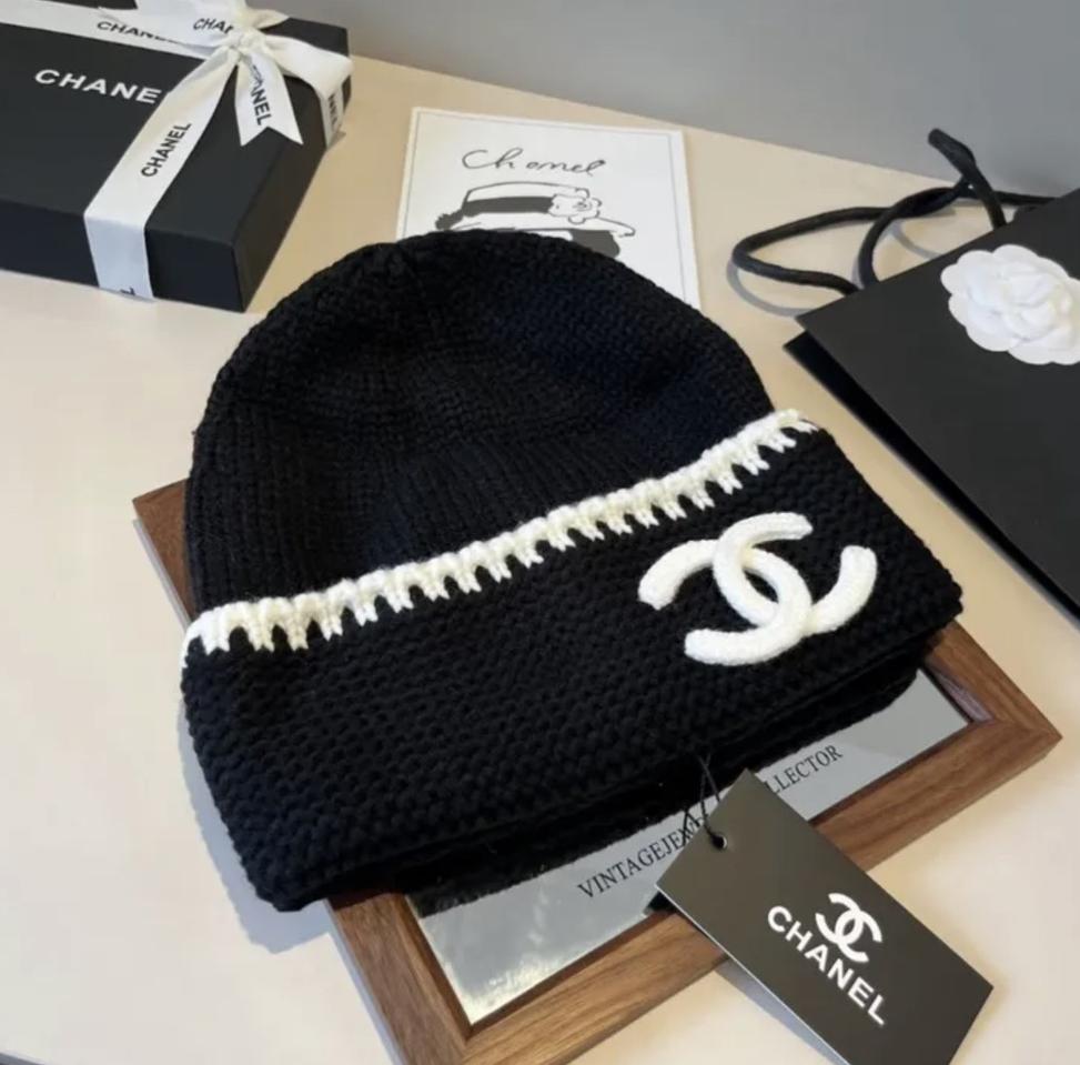 샤넬 울 비니 새상품