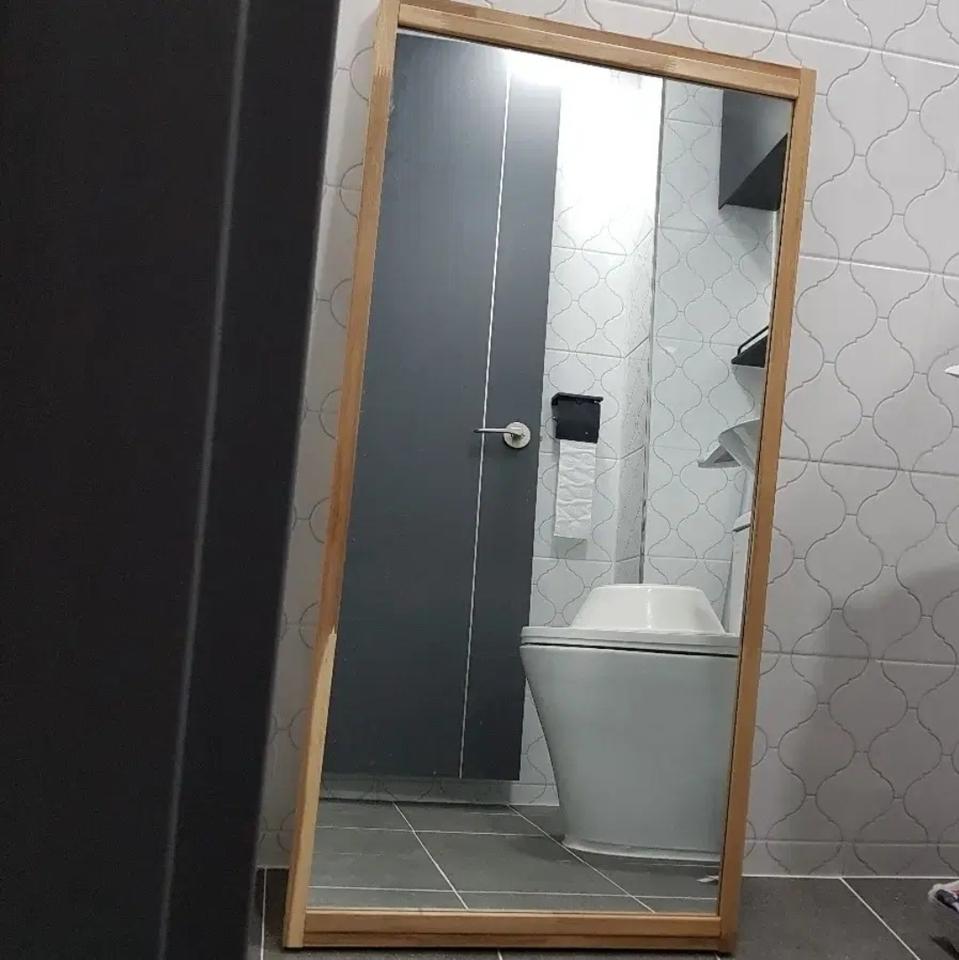 수제원목거울,벽거울