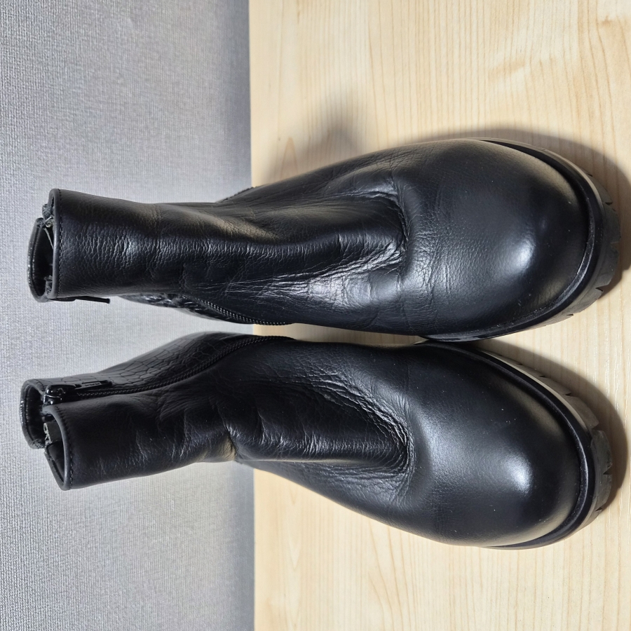 전시새상품 Gabor 가버 UK4 235 가죽 부츠슈즈-554