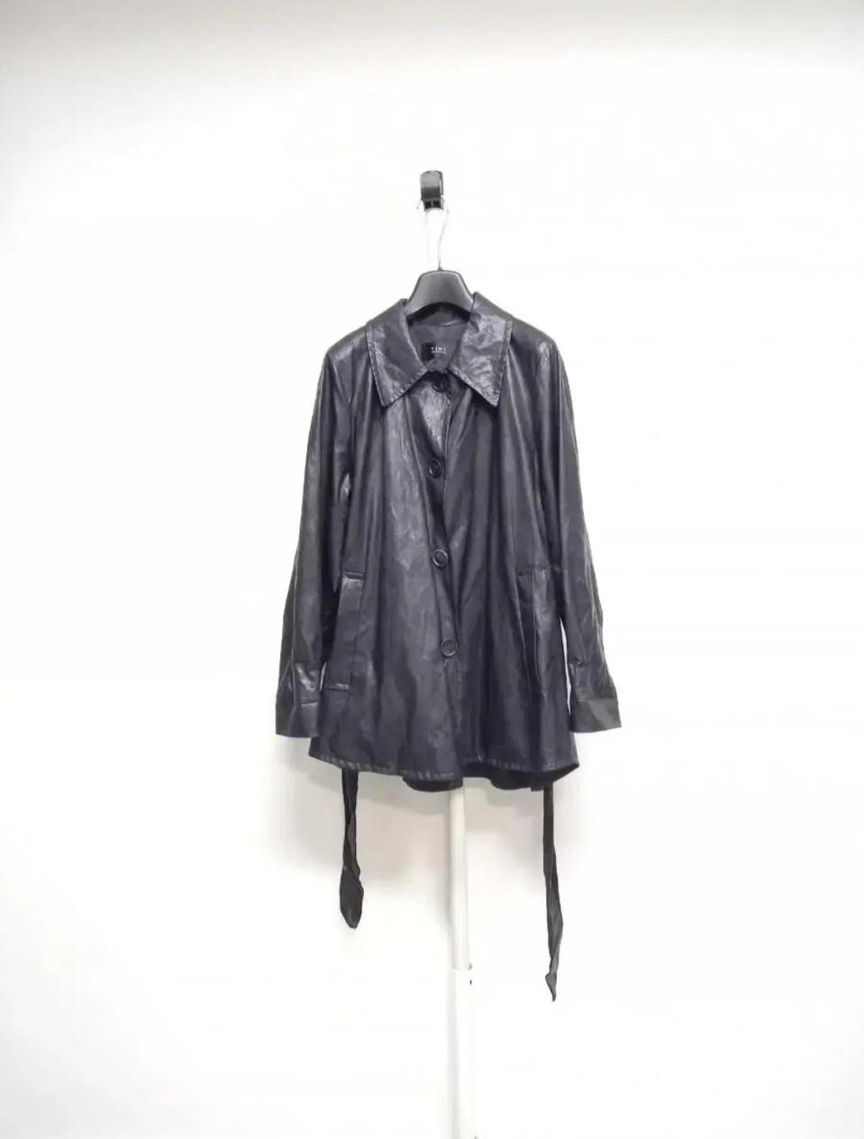 타임 TIME 춘추 페이크 레더 하프자켓 F 44-77