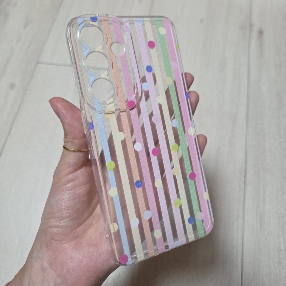 갤럭시S25 투명 패턴 케이스