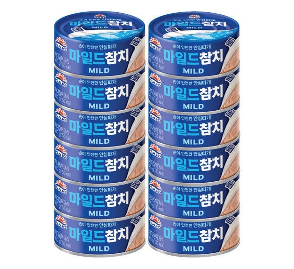 사조참치 12개 (100g 6개+85g 6개) 마일드참치