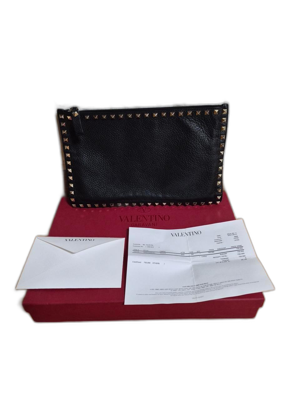 발렌티노 클러치 블랙