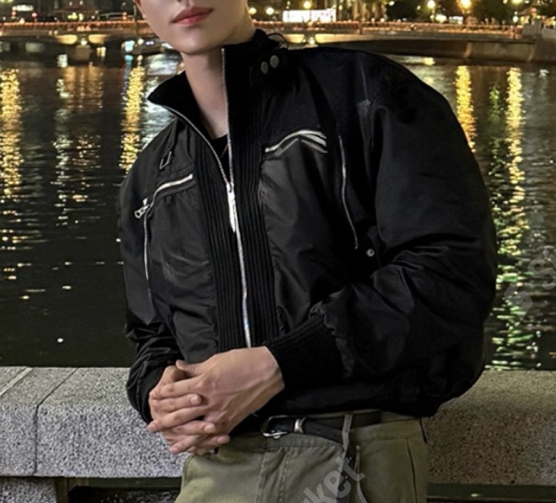 지퍼 윈드브레이커(새상품)