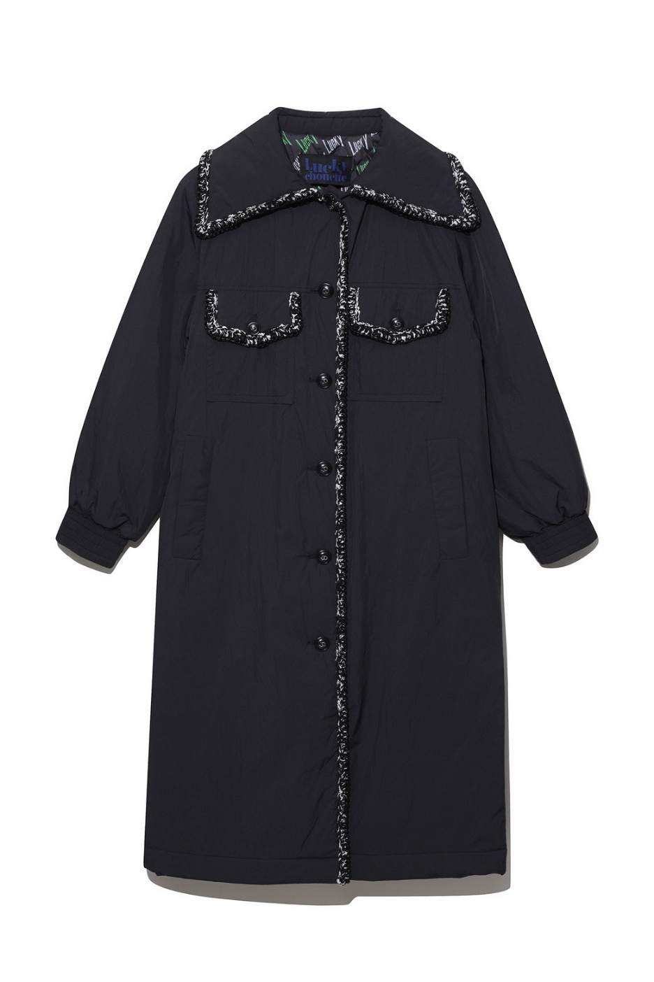 럭키슈에뜨 롱 패딩 코트