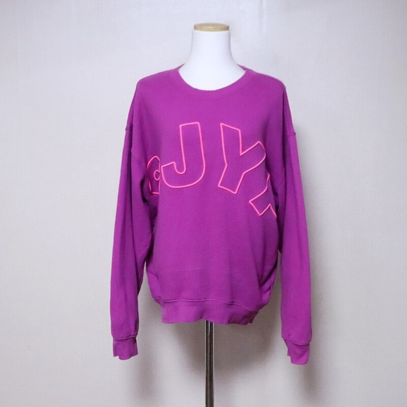 여성 SJYP 55 오버핏 맨투맨 티셔츠