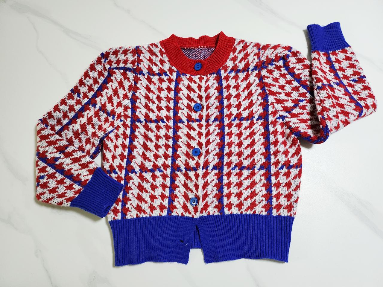 어깨뽕 니트 크롭 가디건 55-66