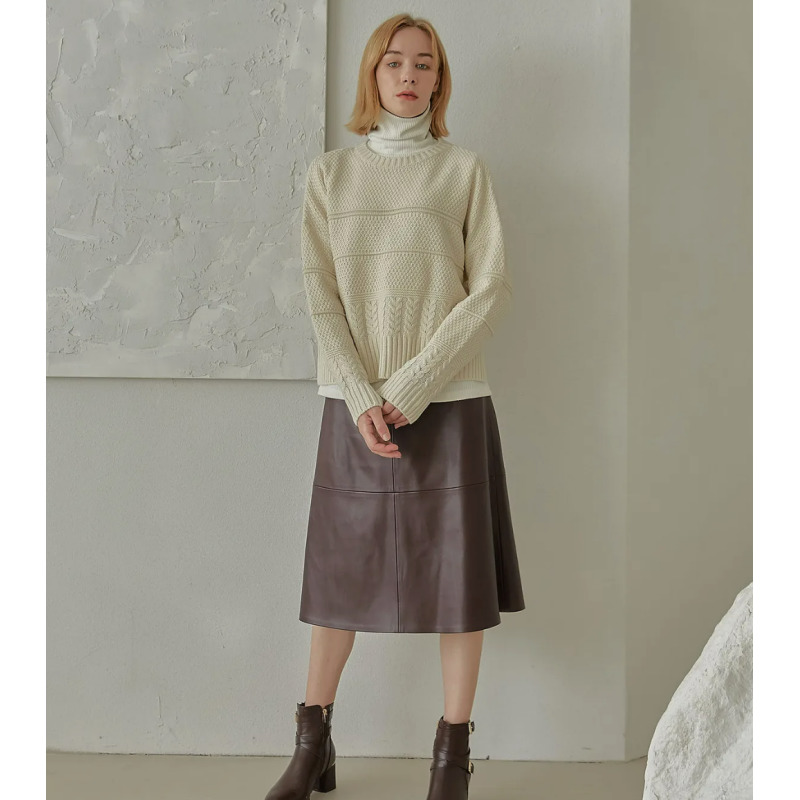 11/티나블러썸/프리/케이블 니트/구제나라앨리스