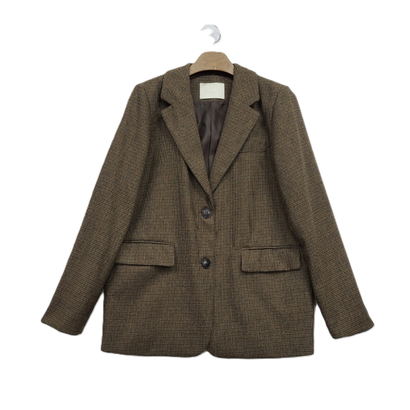 16/퓨어다/프리/도매택/하운드 울자켓/구제나라앨리스