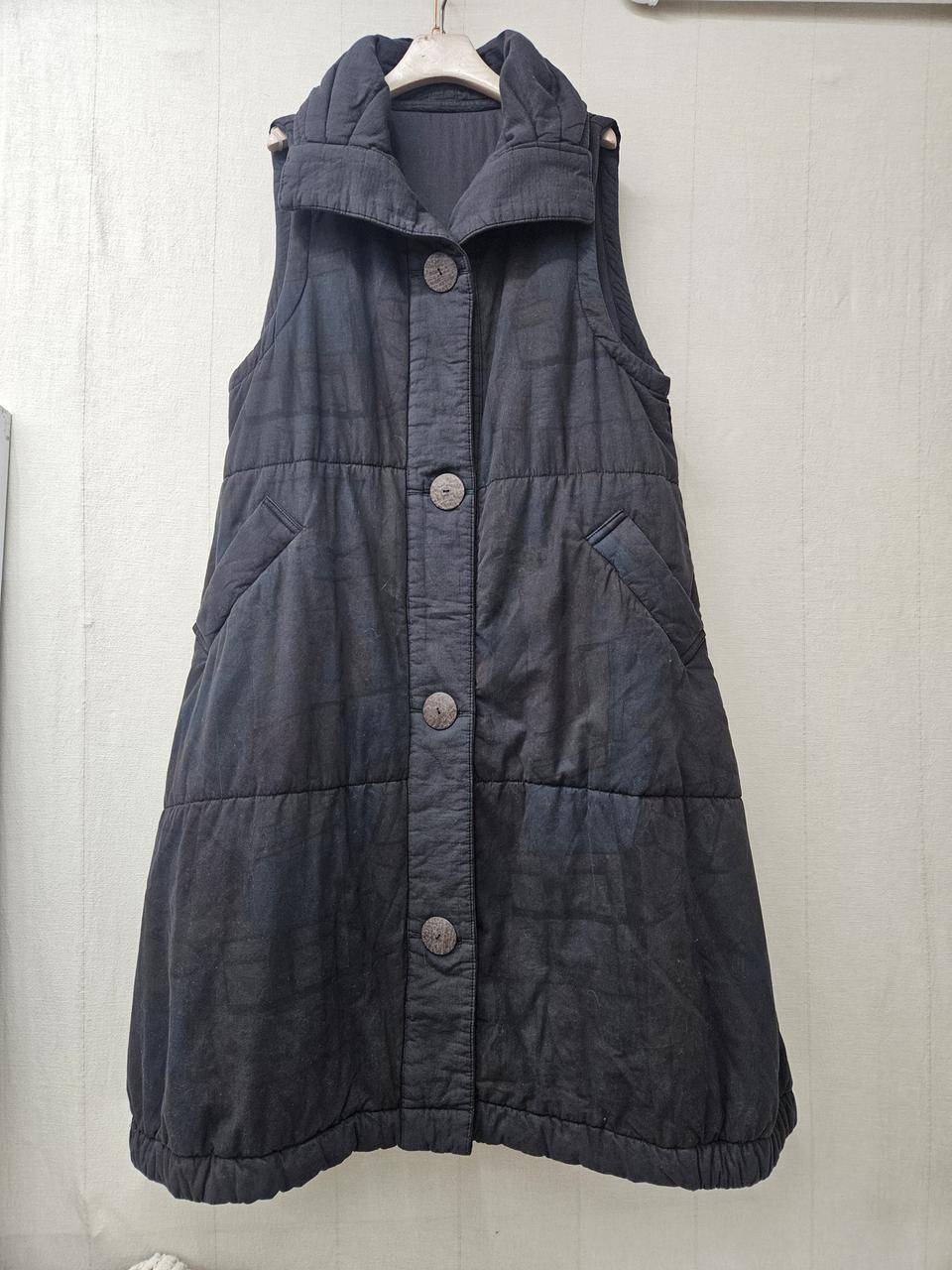 인사동 면100 누빔롱조끼 ~77