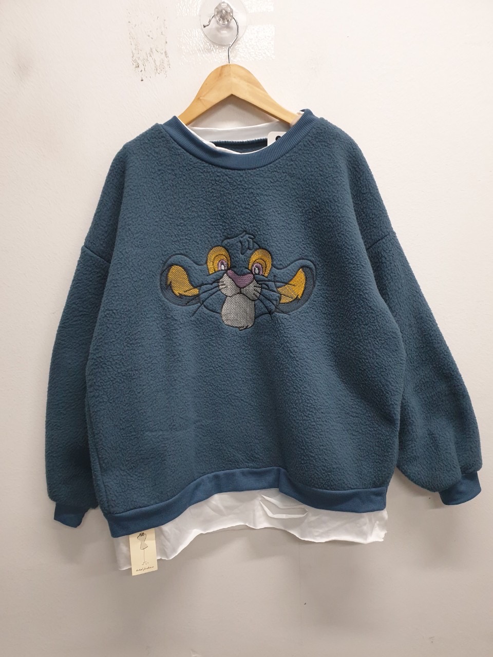 라이온킹 뽀글이 맨투맨