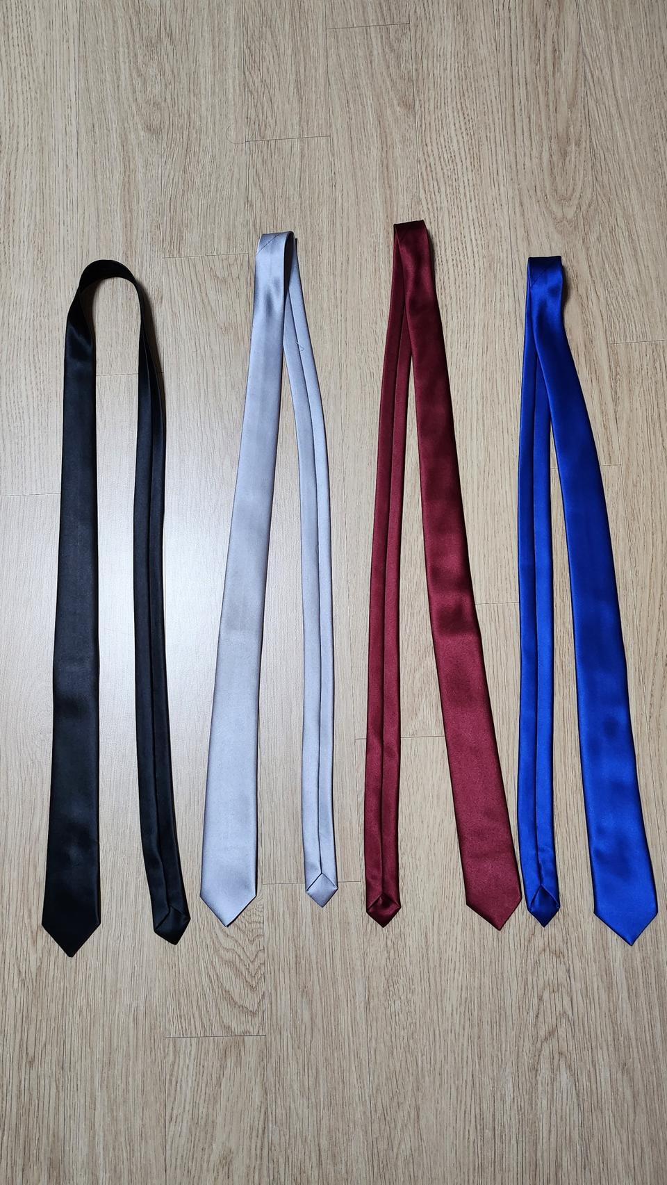 컬러 넥타이 4종