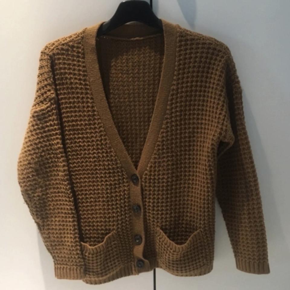 와플 가디건
