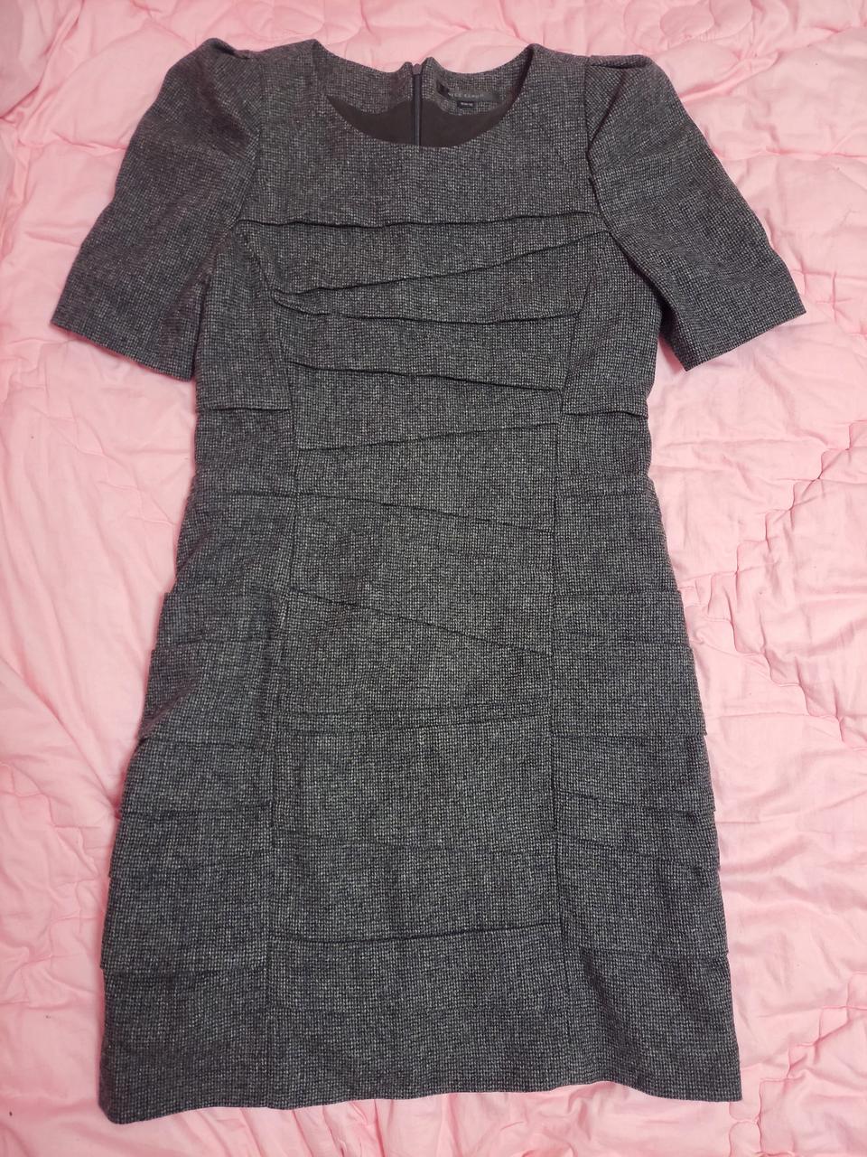 급처상태좋음!나이스클랍 어깨볼륨 자카드모직정장원피스 레니본st오즈세컨st