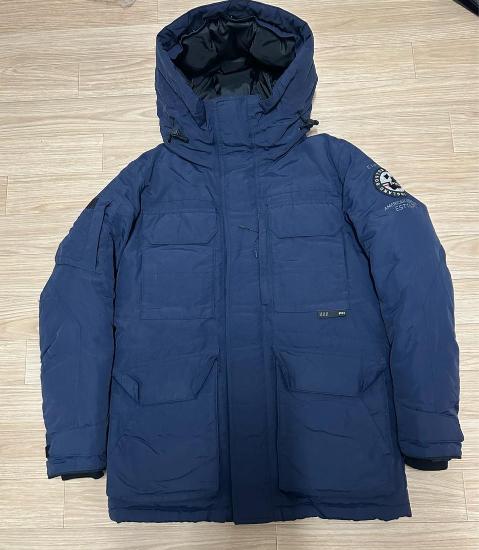 폴햄 남성 오리털 점퍼 네이비