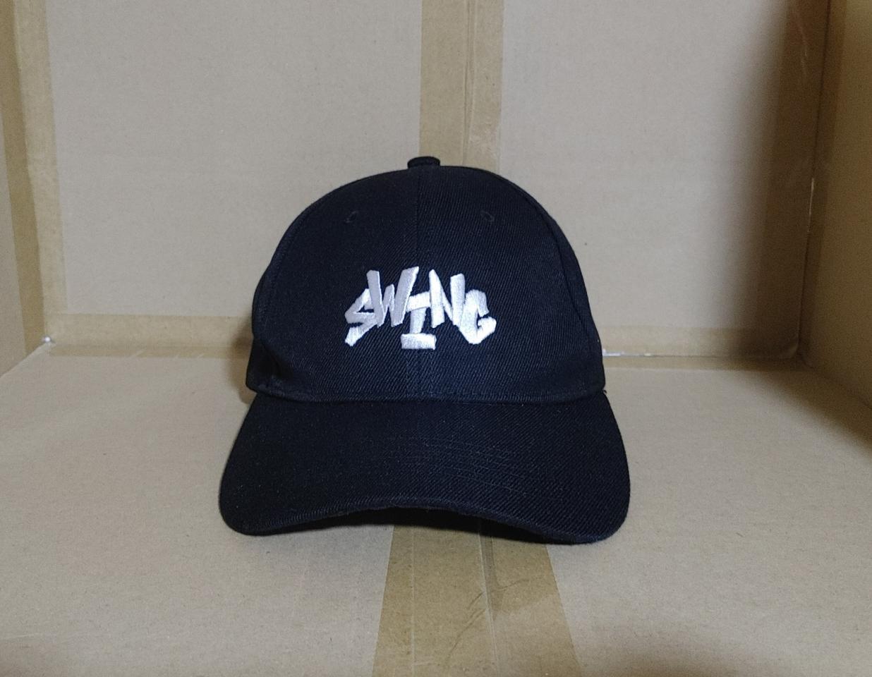 (거의새것) 검정 SWING 캡 모자 Free
