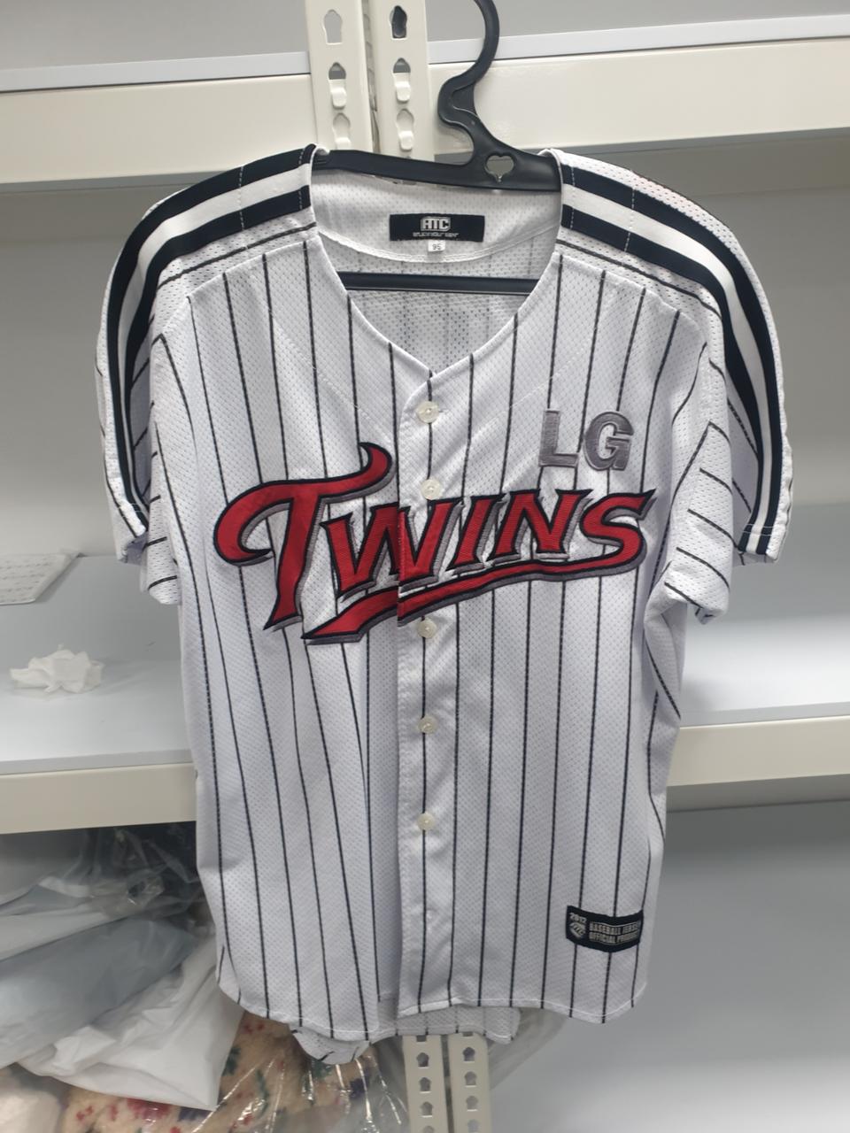 엘지트윈스 유니폼 홈유니폼 95사이즈 오지환 마킹 팝니다