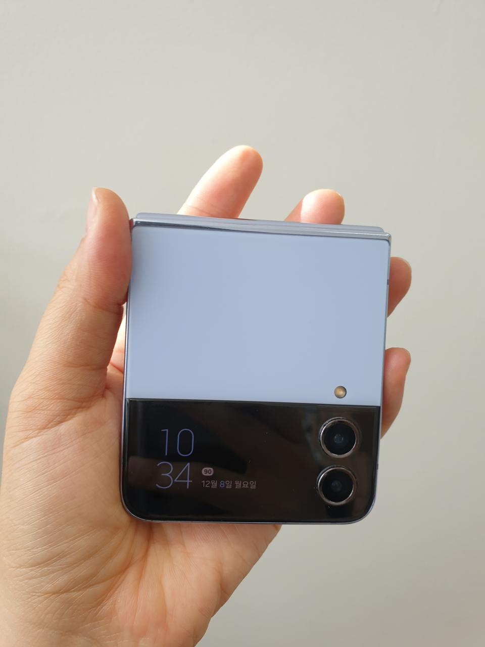 할인가능 AA급)무잔상 갤럭시 Z플립4 256기가 블루 184