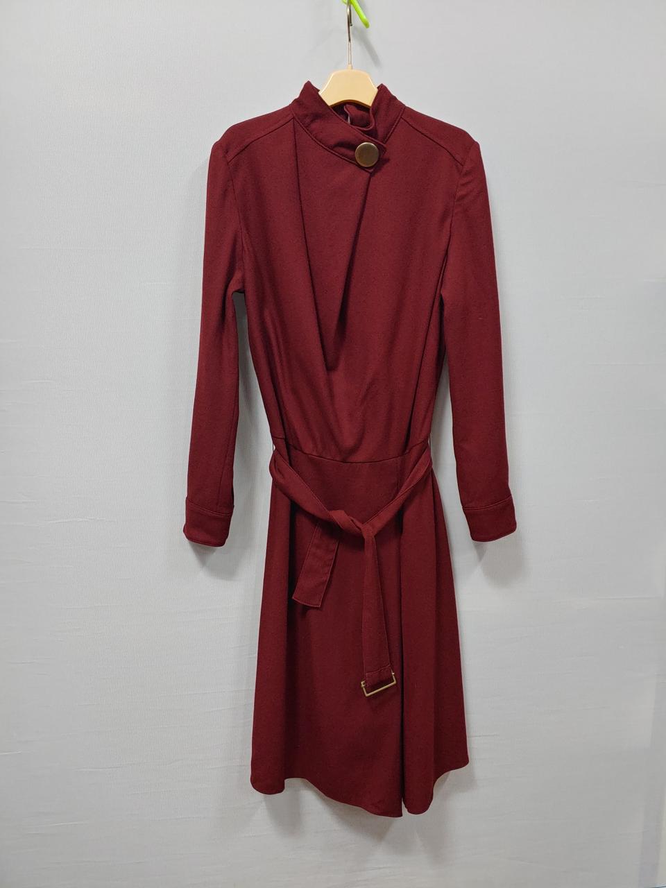 모조에스핀 버건디 벨트 롱 원피스 여성 55