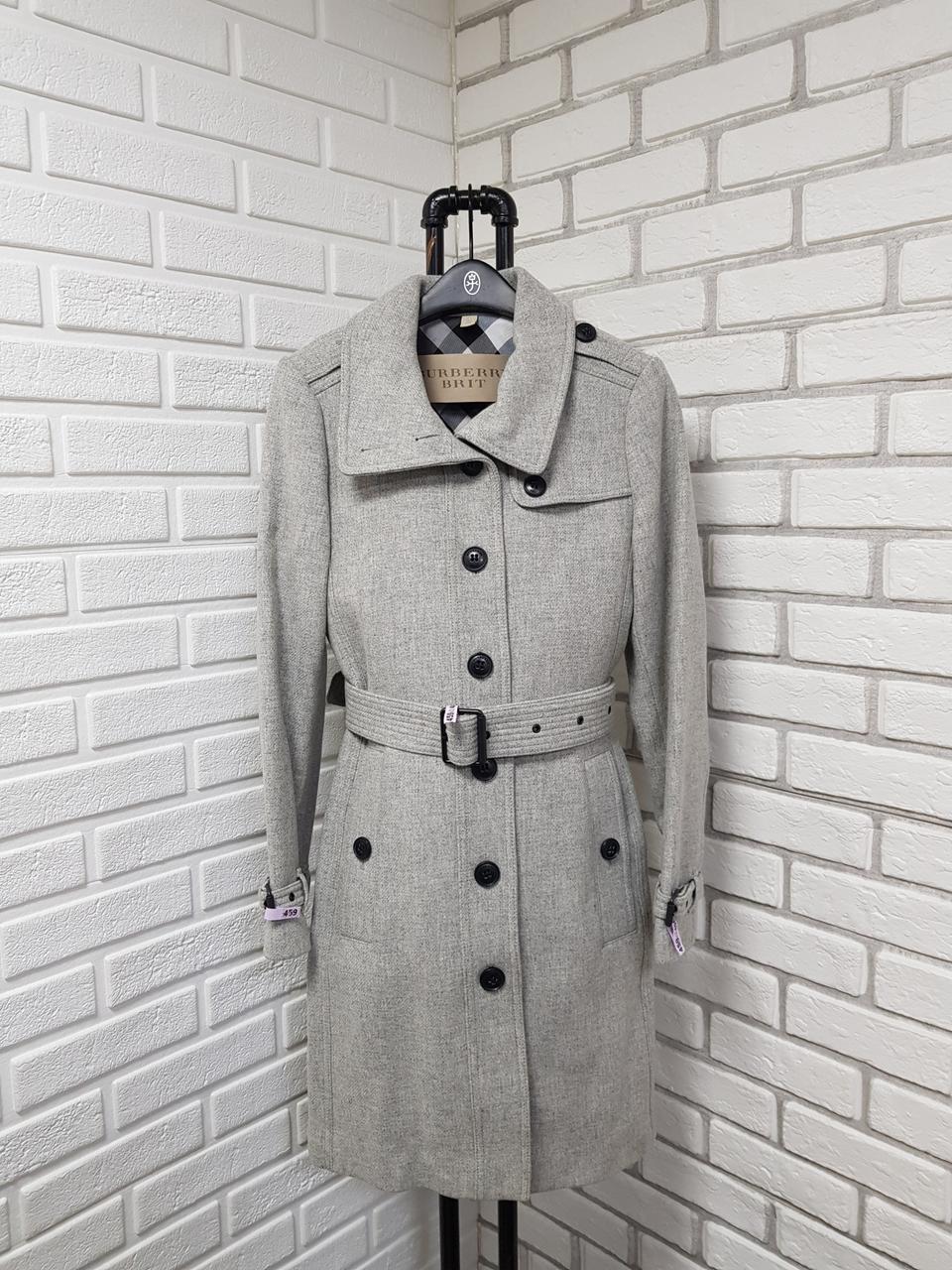 [uk8/정품] 버버리 캐시미어혼방 벨티드 울코트