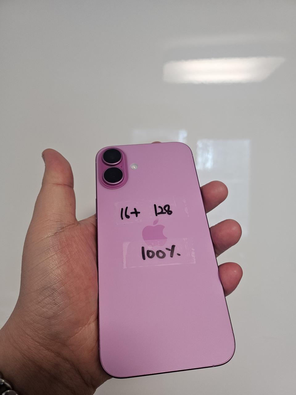 아이폰16플러스 128G 배터리100%