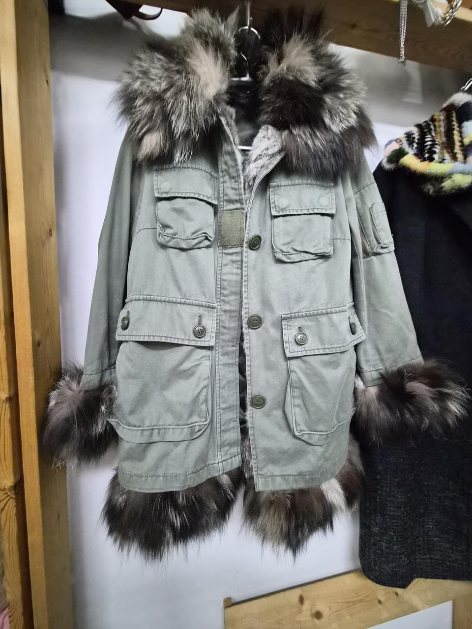 수입 폭스퍼내피 탈부착 야상