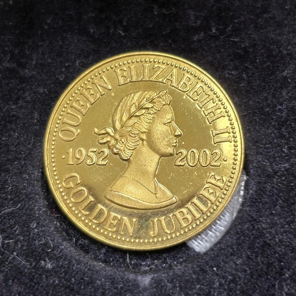 A02G 완전미사용 1952년 엘리자베스여왕 영국 국왕 즉위 50주년기념