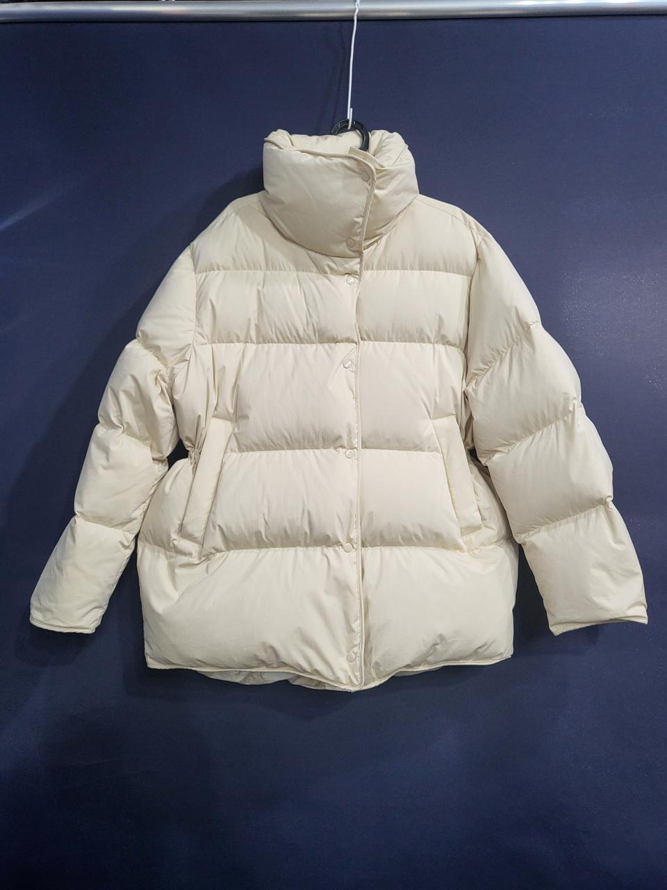 리플레인 장도연 넥 덕다운패딩 오버핏