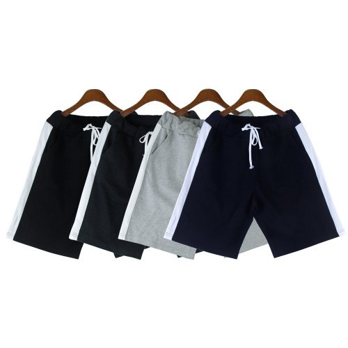 여자 홈웨어 운동복 편한 옆한줄 면 5부 반바지