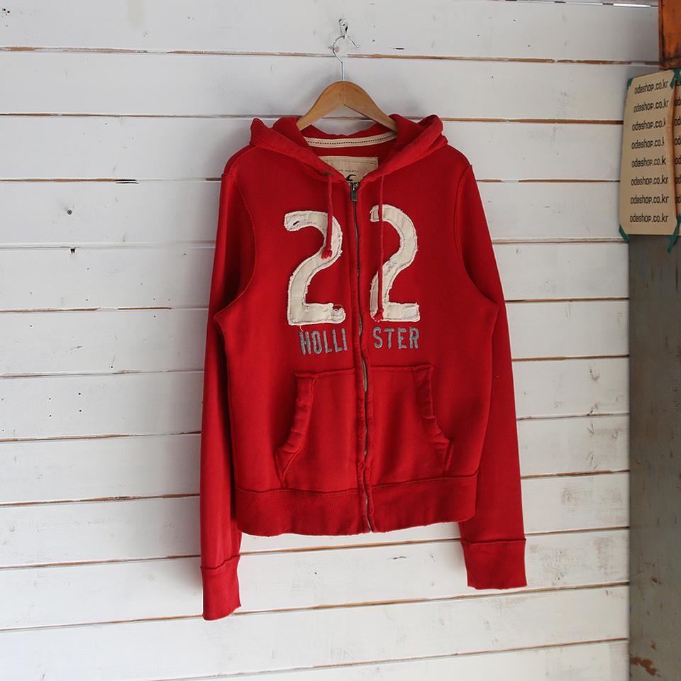 (착용컷) HOLLISTER 스웻 후드 집업 (남성용 100)