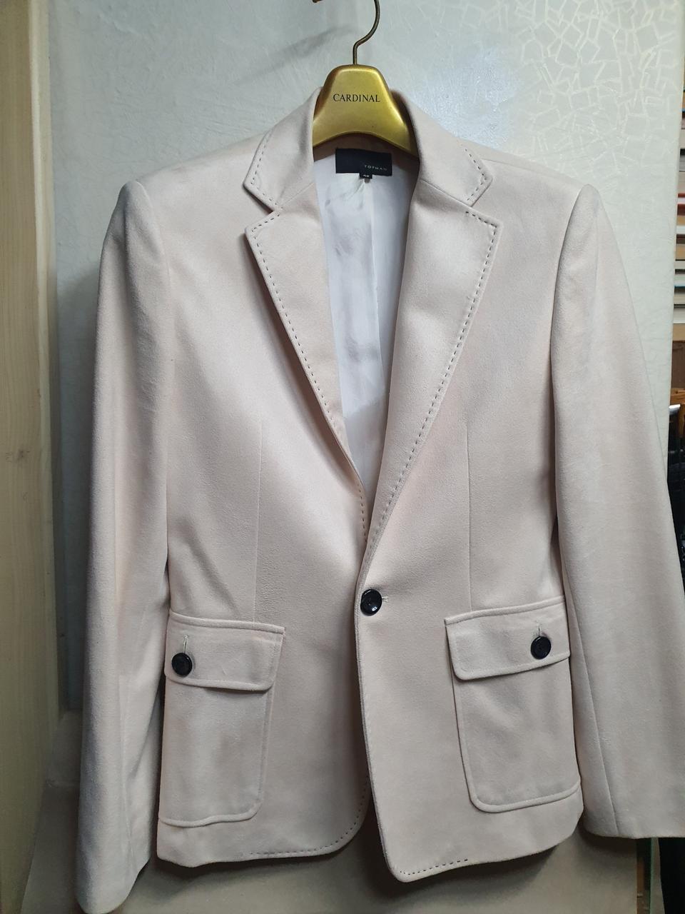 Top man 벨벳 블레이저 자켓