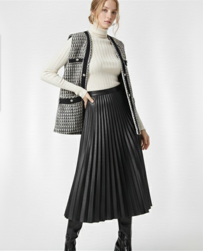 (새상품) 마쥬 트위드 베스트 36사이즈(국내55사이즈)