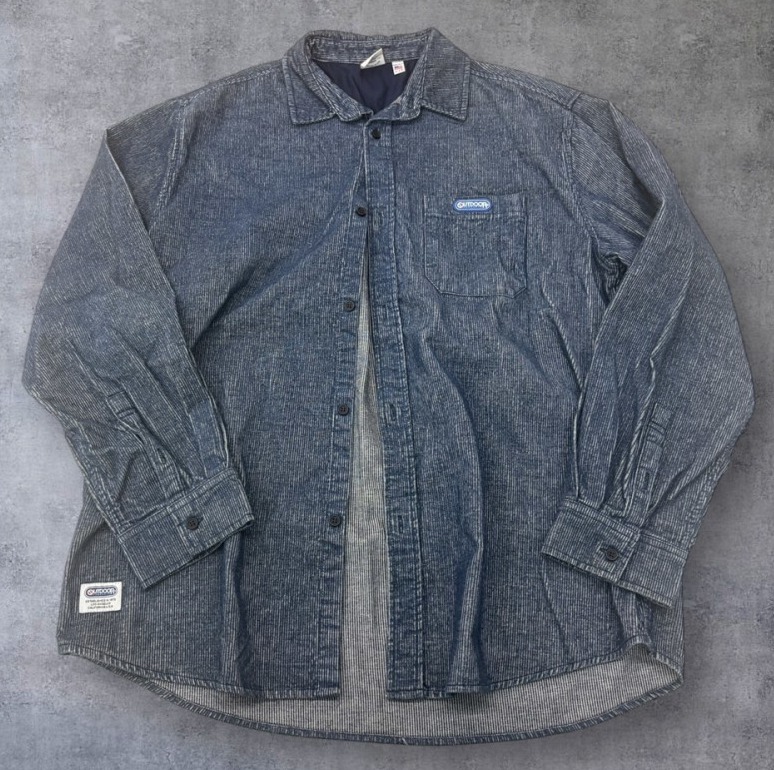 (L)(105) 아웃도어 코듀로이 청남방 셔츠