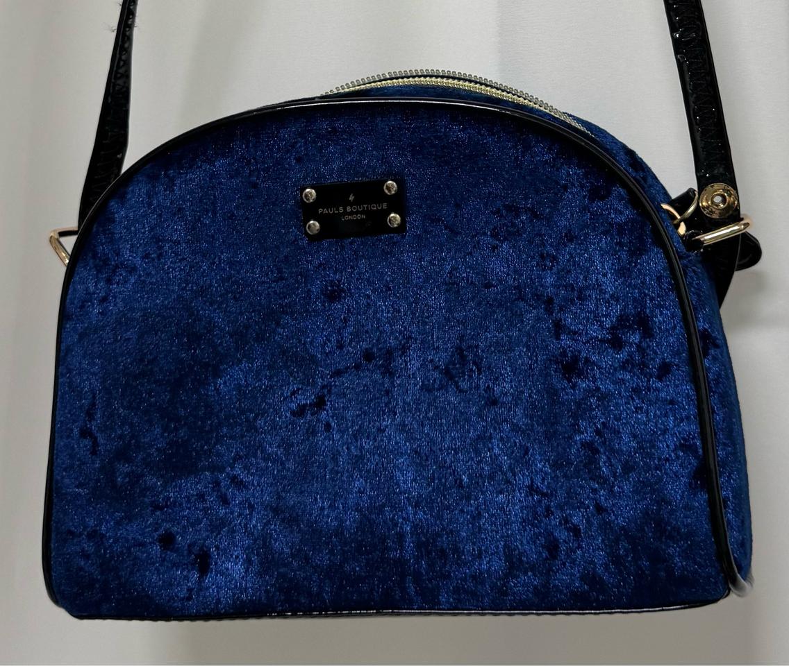 폴스부티끄 벨벳 크로스백