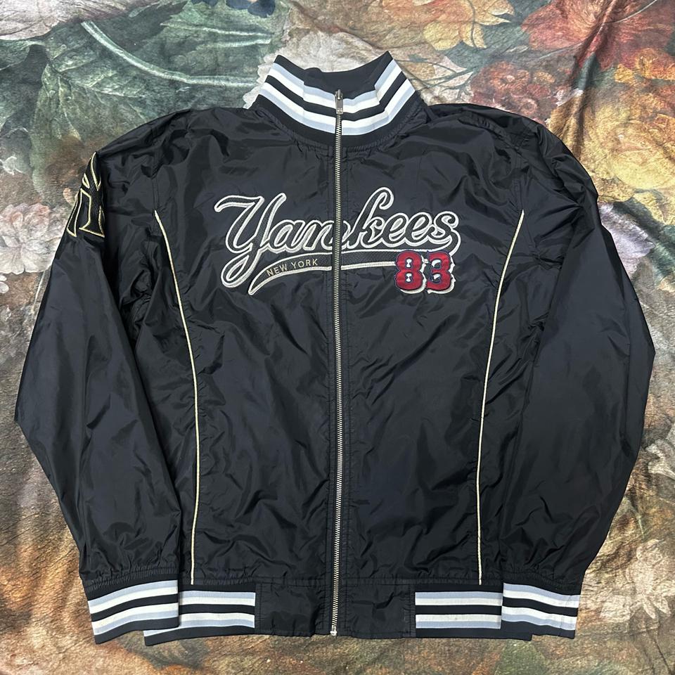 MLB 빈티지 뉴욕양키즈 블랙바람막이 100 폴로양키즈 나이키 폴로 자켓