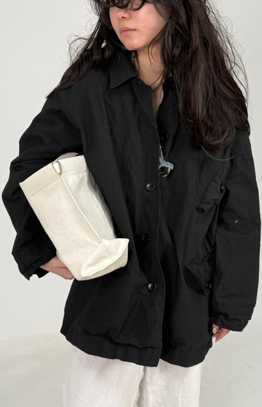 넬 워싱자켓(블랙)