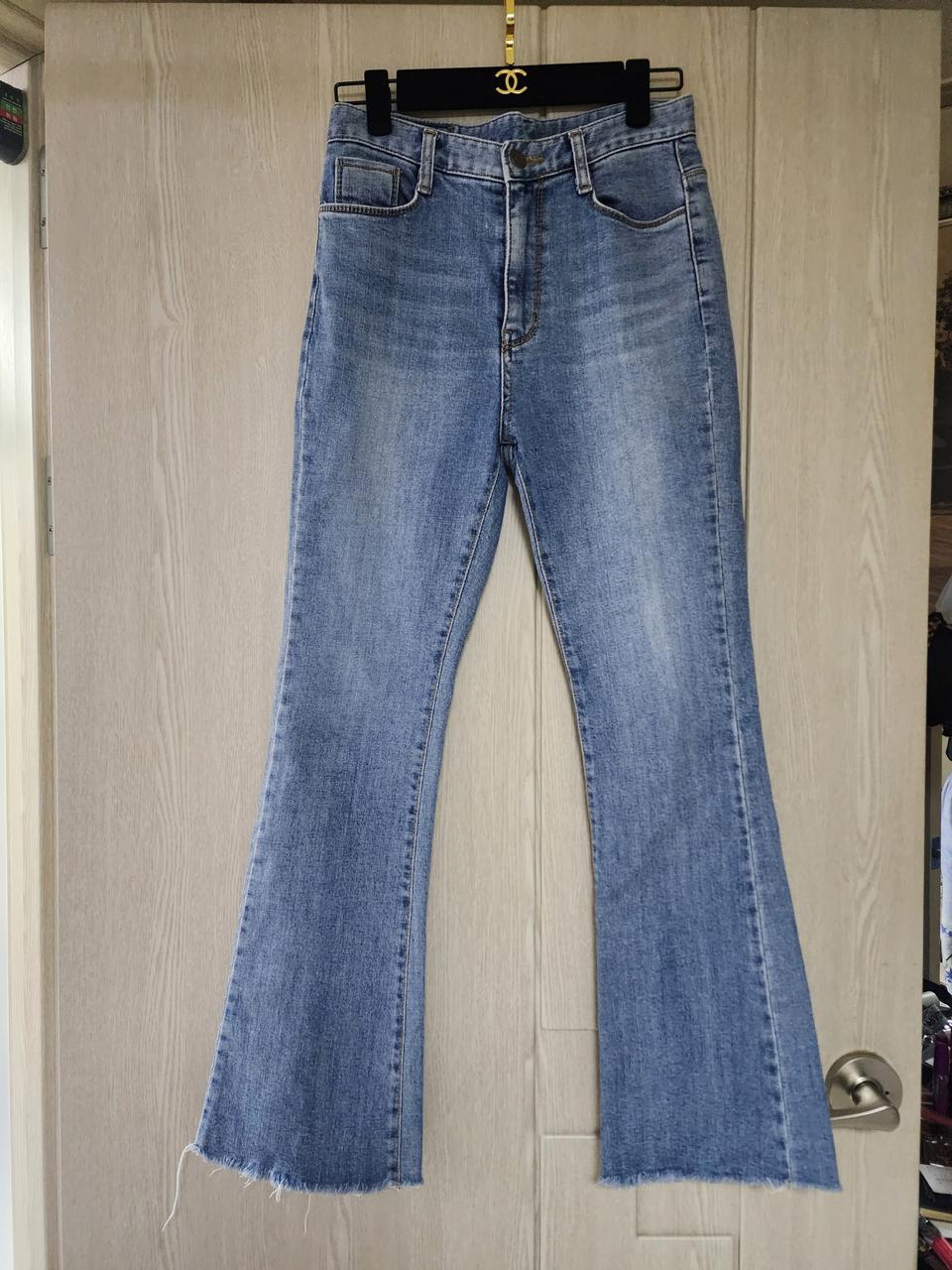 연청 부츠컷 데님 청바지