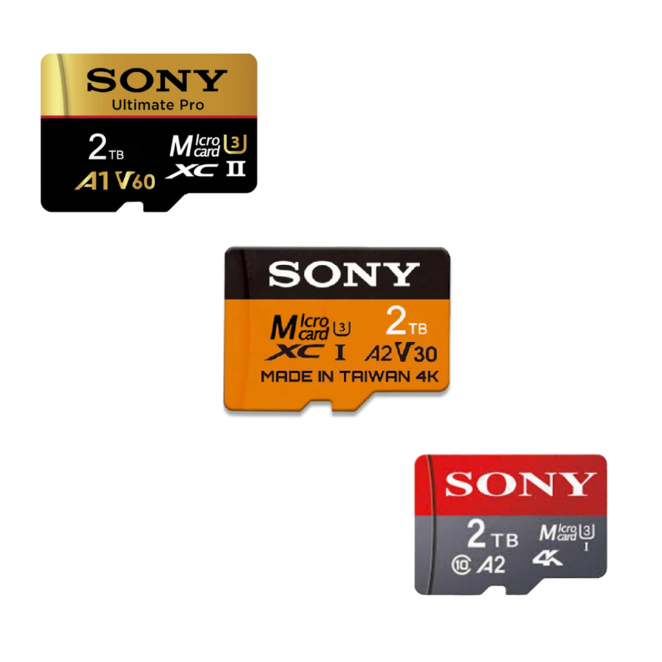 새 랜덤발송 소니 2TB 마이크로 SD 메모리 카드 저장용 영상 촬영 