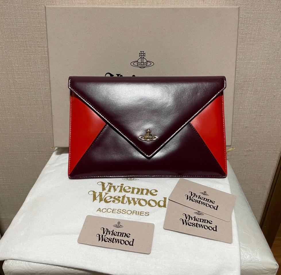 풀박스 비비안웨스트우드 클러치백