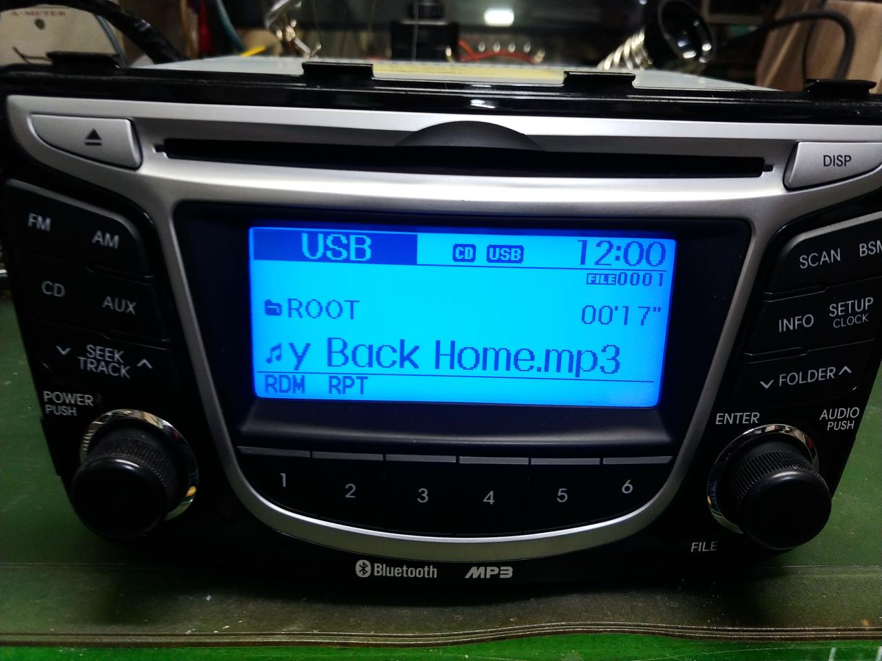 엑센트 순정 블루투스,USB,AUX 자출 데크 팝니다.