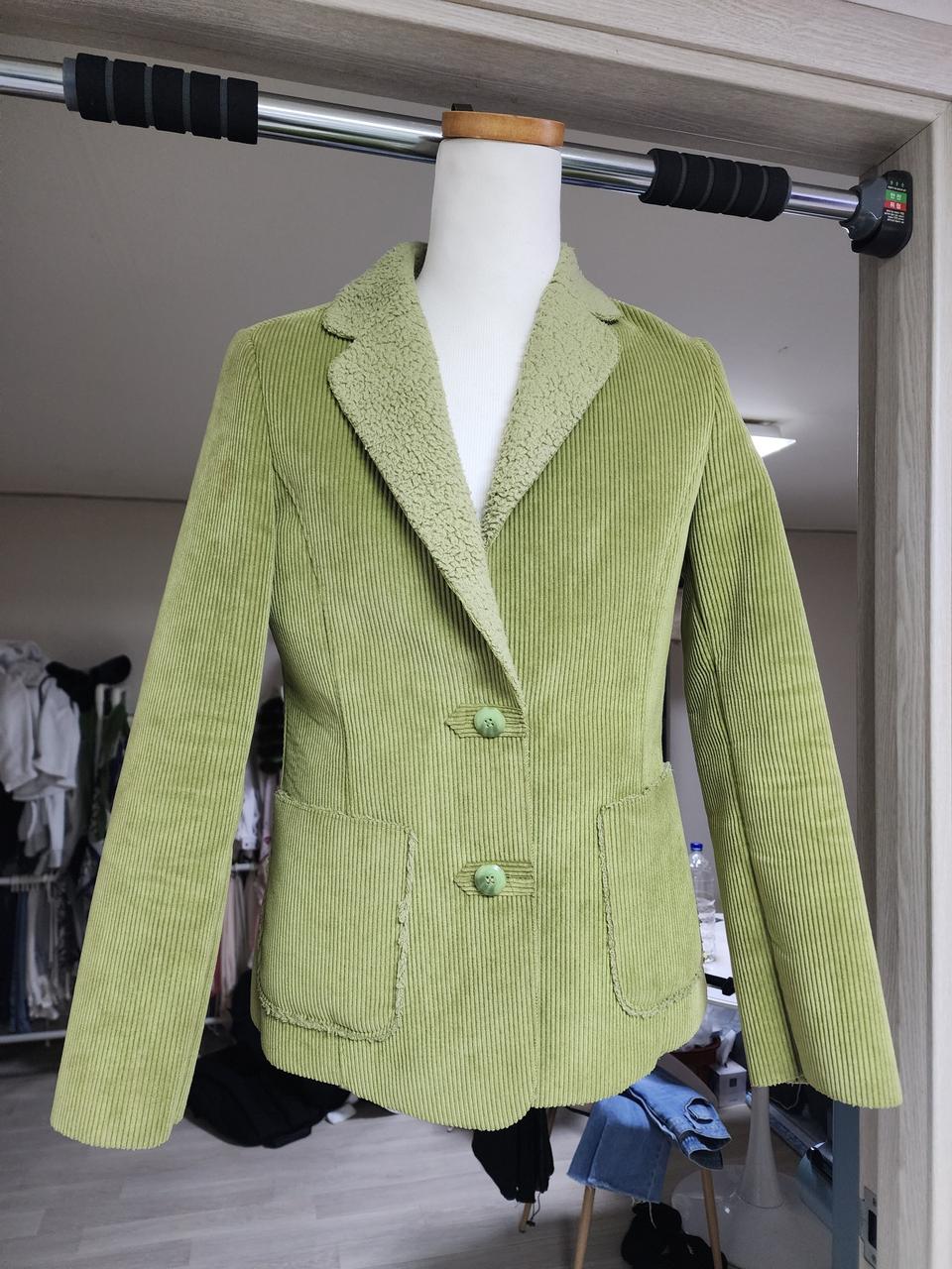 코듀로이 양털 자켓