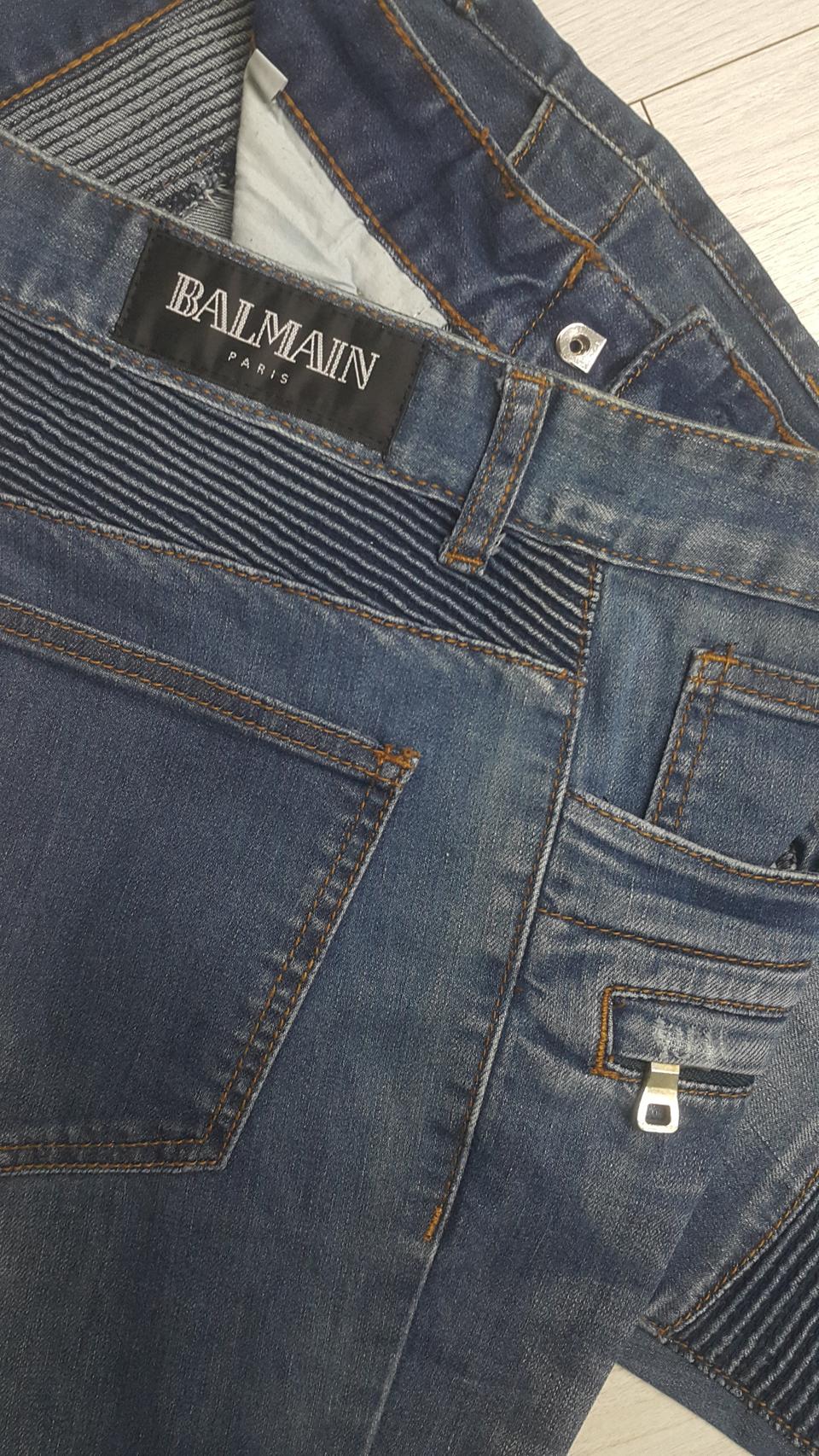 BALMAIN 발망(사방스판) 바이커진 30인치(No.1000)슬림진!