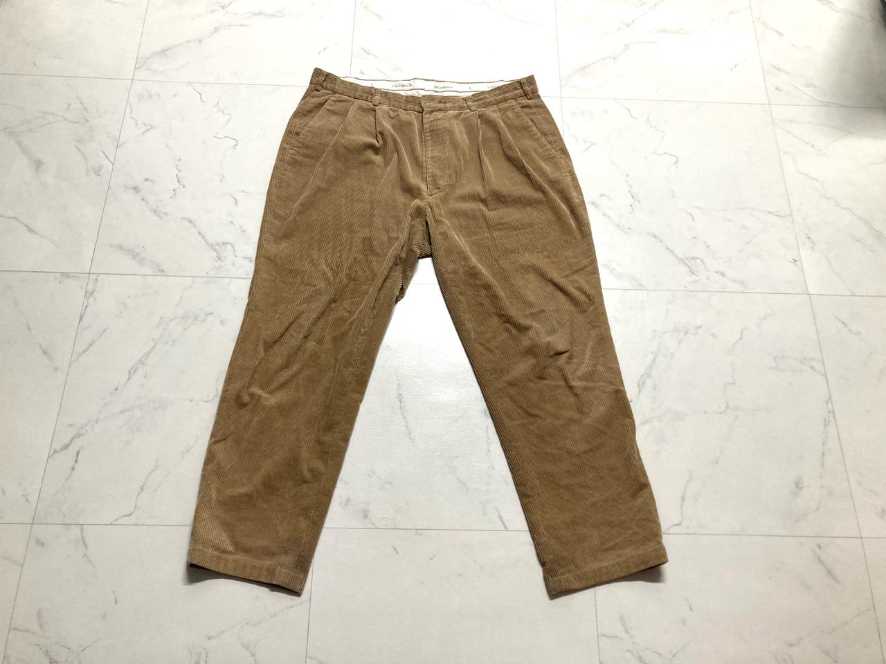 90s 입생로랑 옴므 투턱 코듀로이 팬츠 36-38